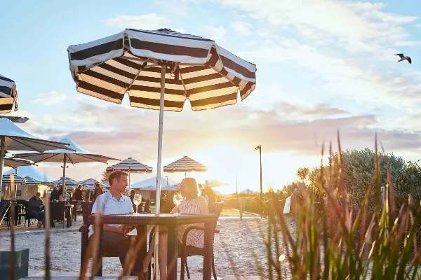 Couple at Pinky's Rottnest Island.
