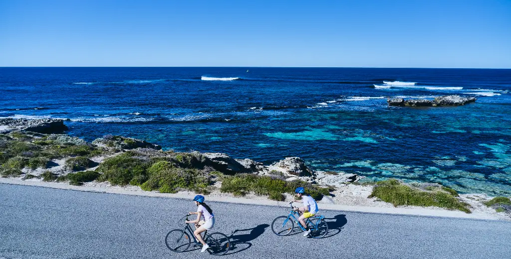 Cycling near Little Salmon Bay