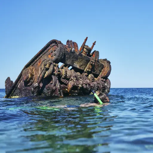 Shark wreck at Henrietta Rocks