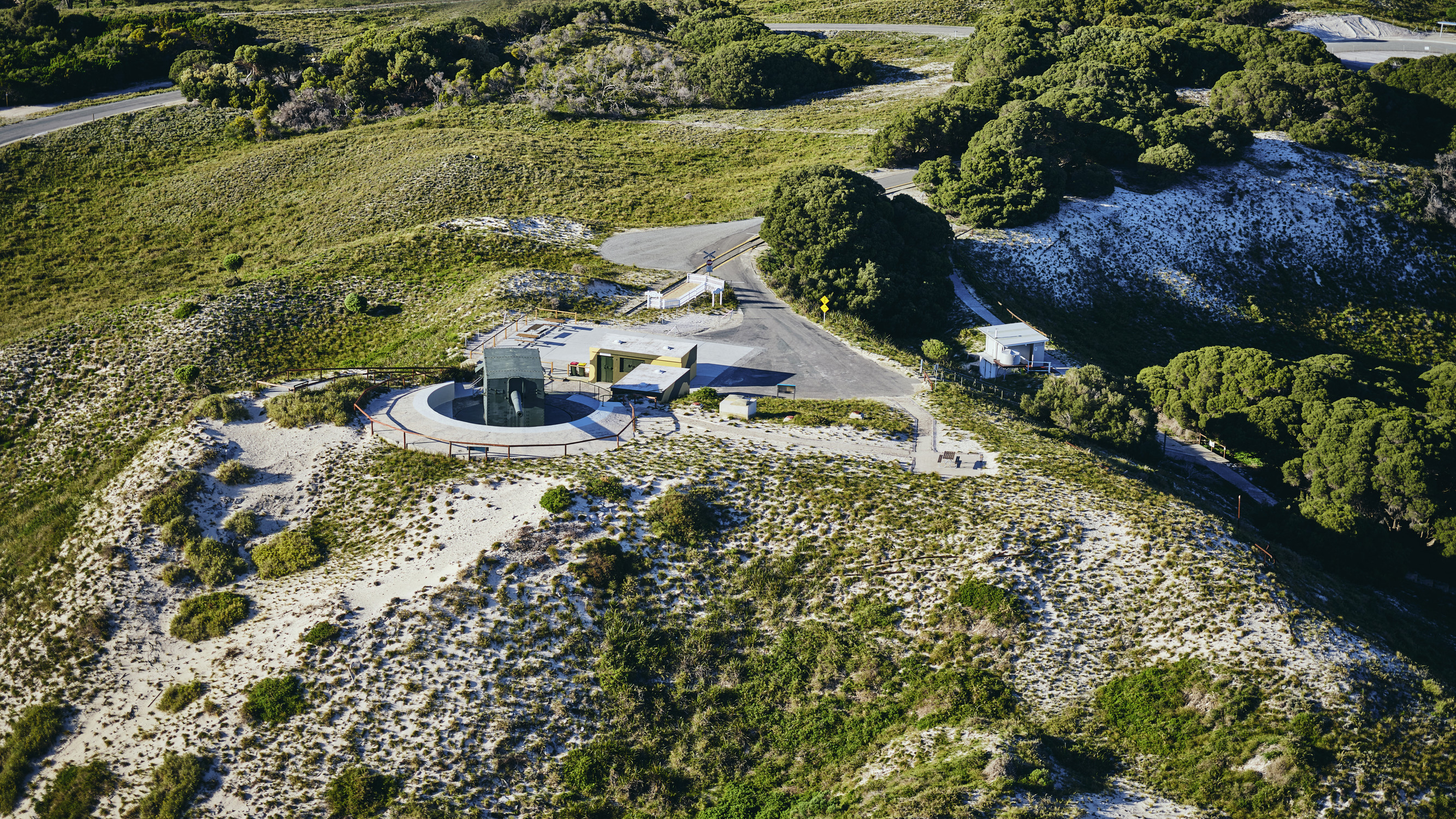 Aerial view of Oliver Hill