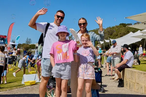 Children and parents at the 2024 Quokka Birthday celebration.