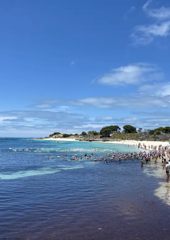 Swim Thru at Rottnest Island