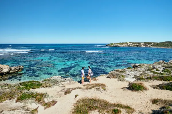 Couple overlooking the ocean