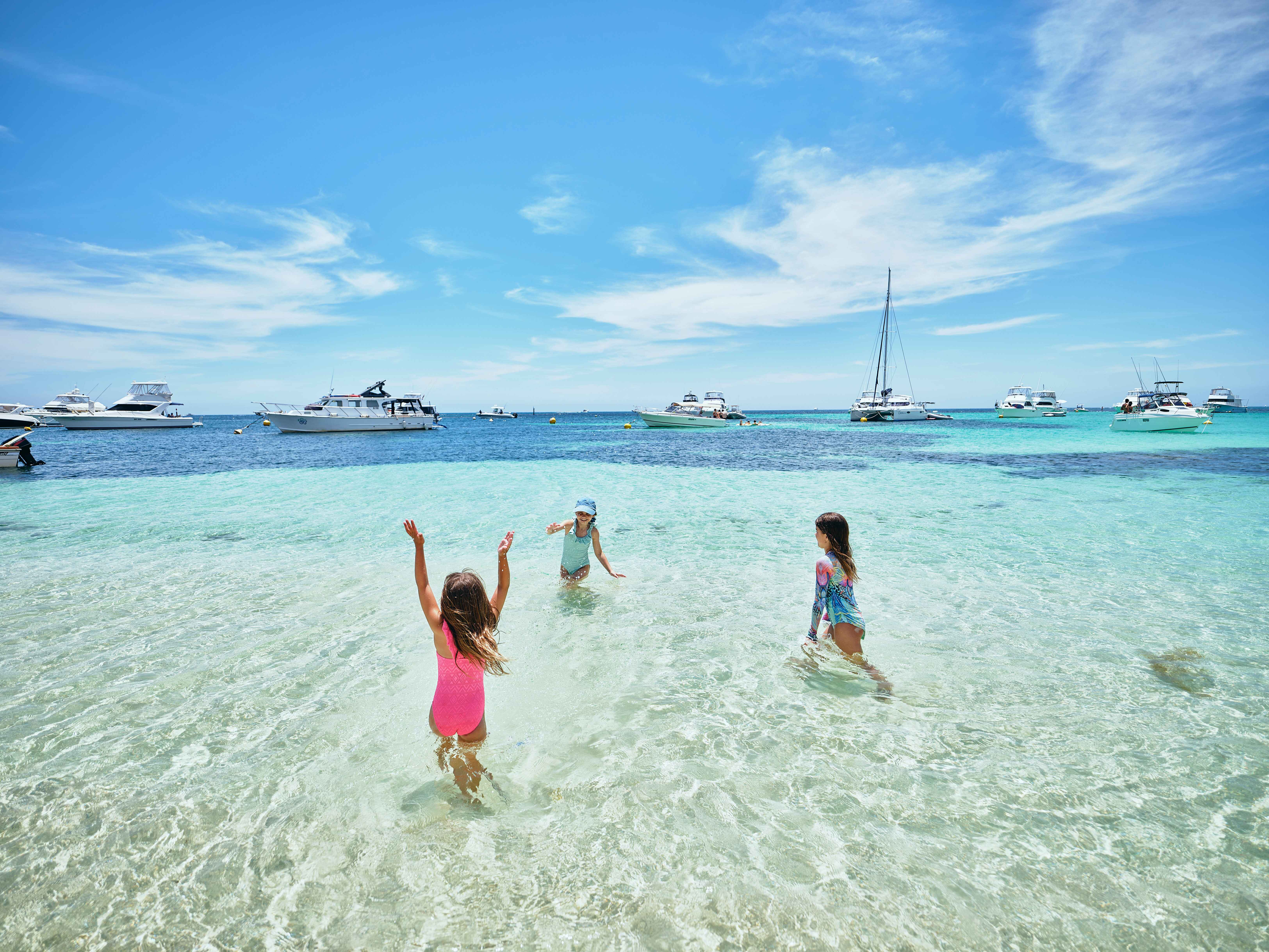 Family fun at Longreach Bay