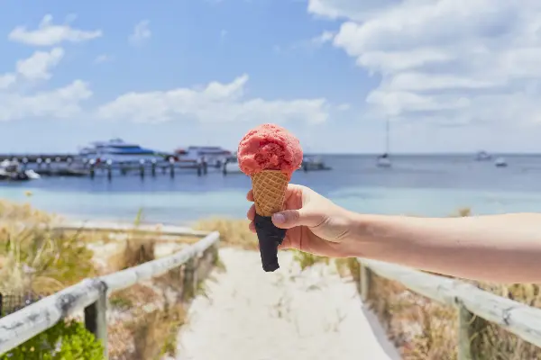 Ice cream on Rottnest Island