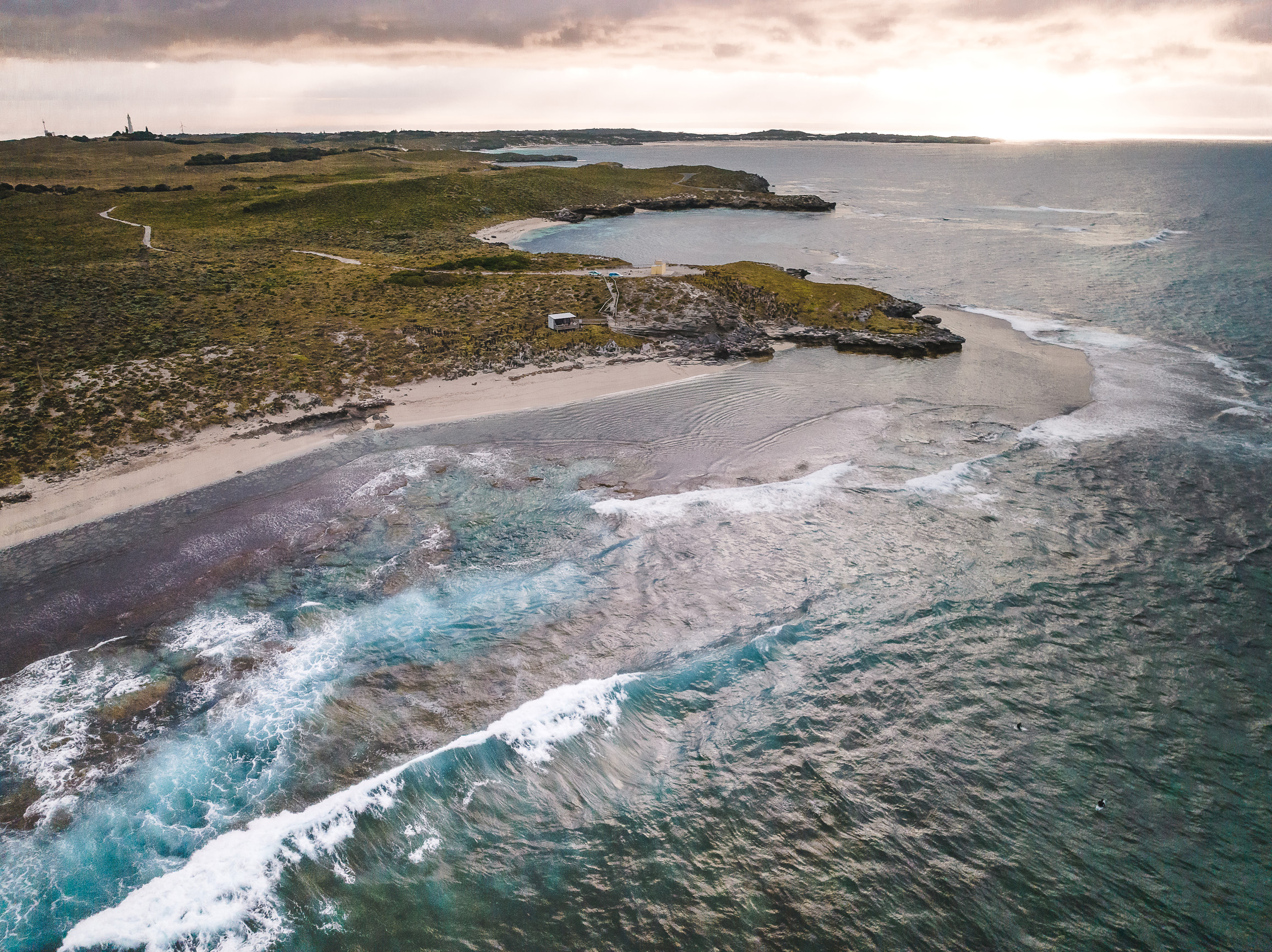 Aerial of Strickland Bay