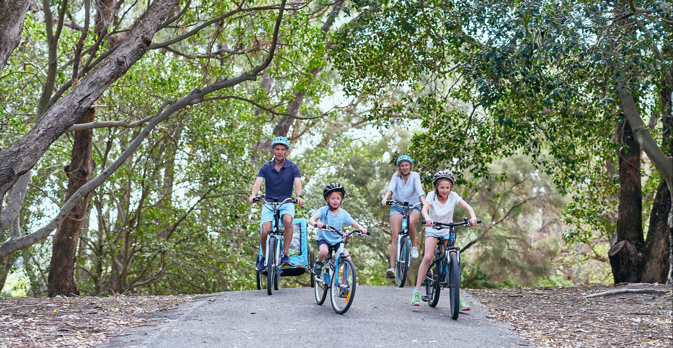 Cycling in Thomson Bay