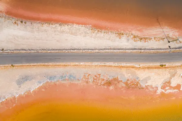 Salt Lakes at Rottnest Island