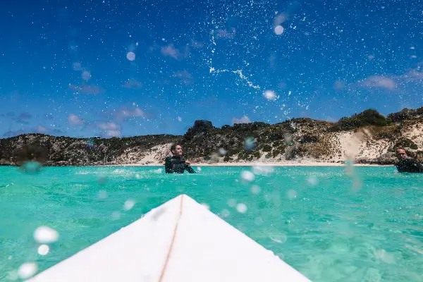 Surfing at Rottnest Island