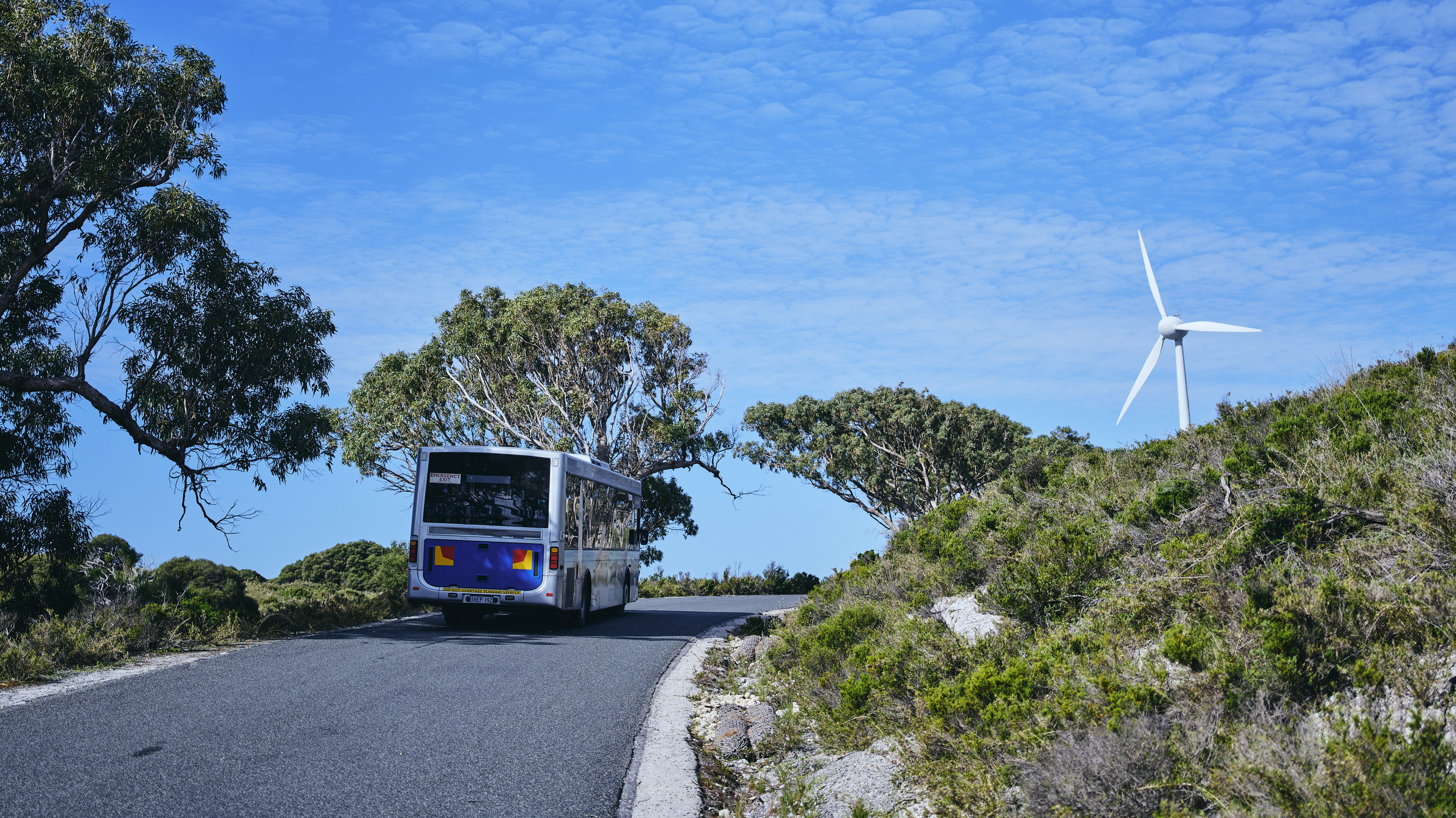 Bus travel on the island