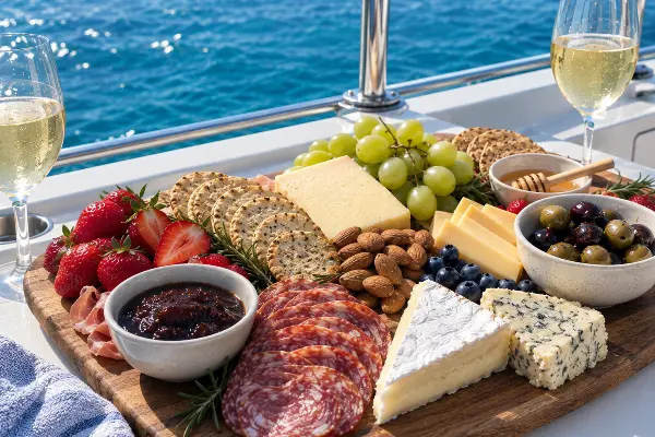 Share a cheeseboard with your closest on a Rottnest Island Cruise.