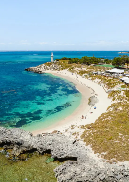 Aerial view of Pinky Beach