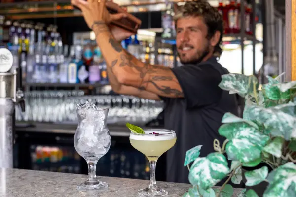 Sip and savour the island life.