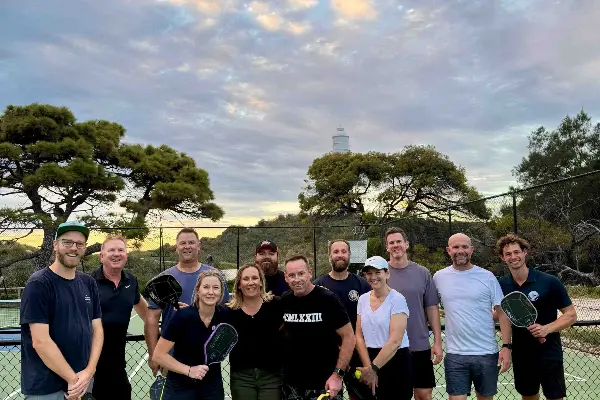 Social pickleball sessions on Rottnest Island