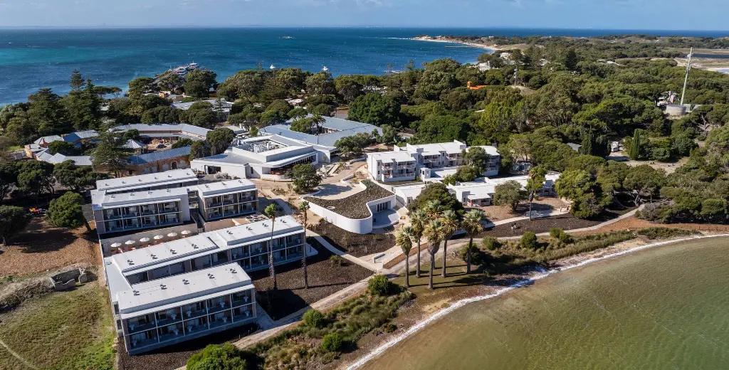Aerial of The Lodge Wadjemup